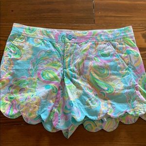Lilly Pulitzer Buttercup Scallop Short